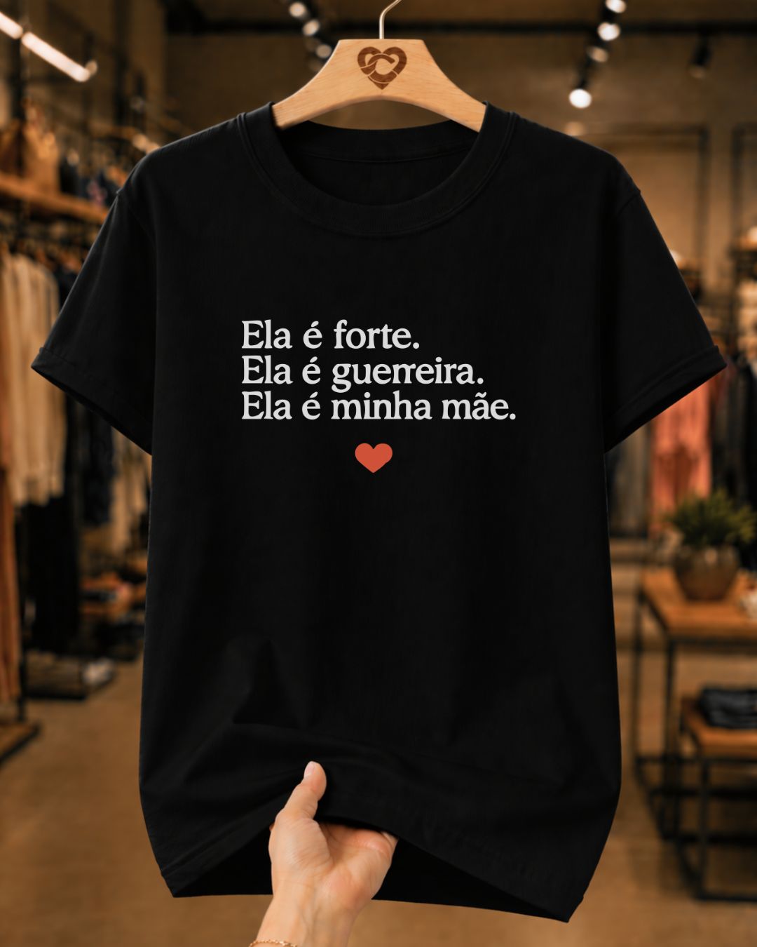 Camiseta Feminina Mãe Forte E Guerreira