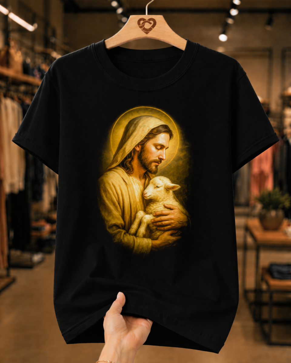 Camiseta Feminina Jesus Bom Pastor