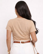 Camiseta 100% Algodão Feminina "Aqui Não É Hotel" Dia Das Mães