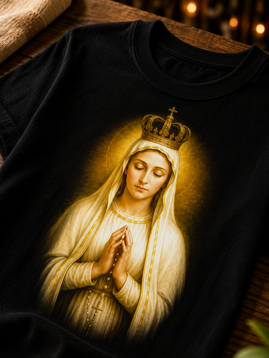 Camiseta Feminina Nossa Senhora De Fátima