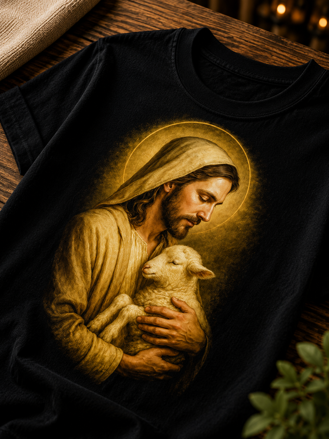 Camiseta Feminina Jesus Bom Pastor
