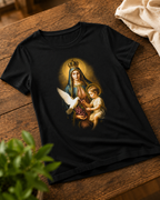 Camiseta Feminina Nossa Senhora Com Menino Jesus