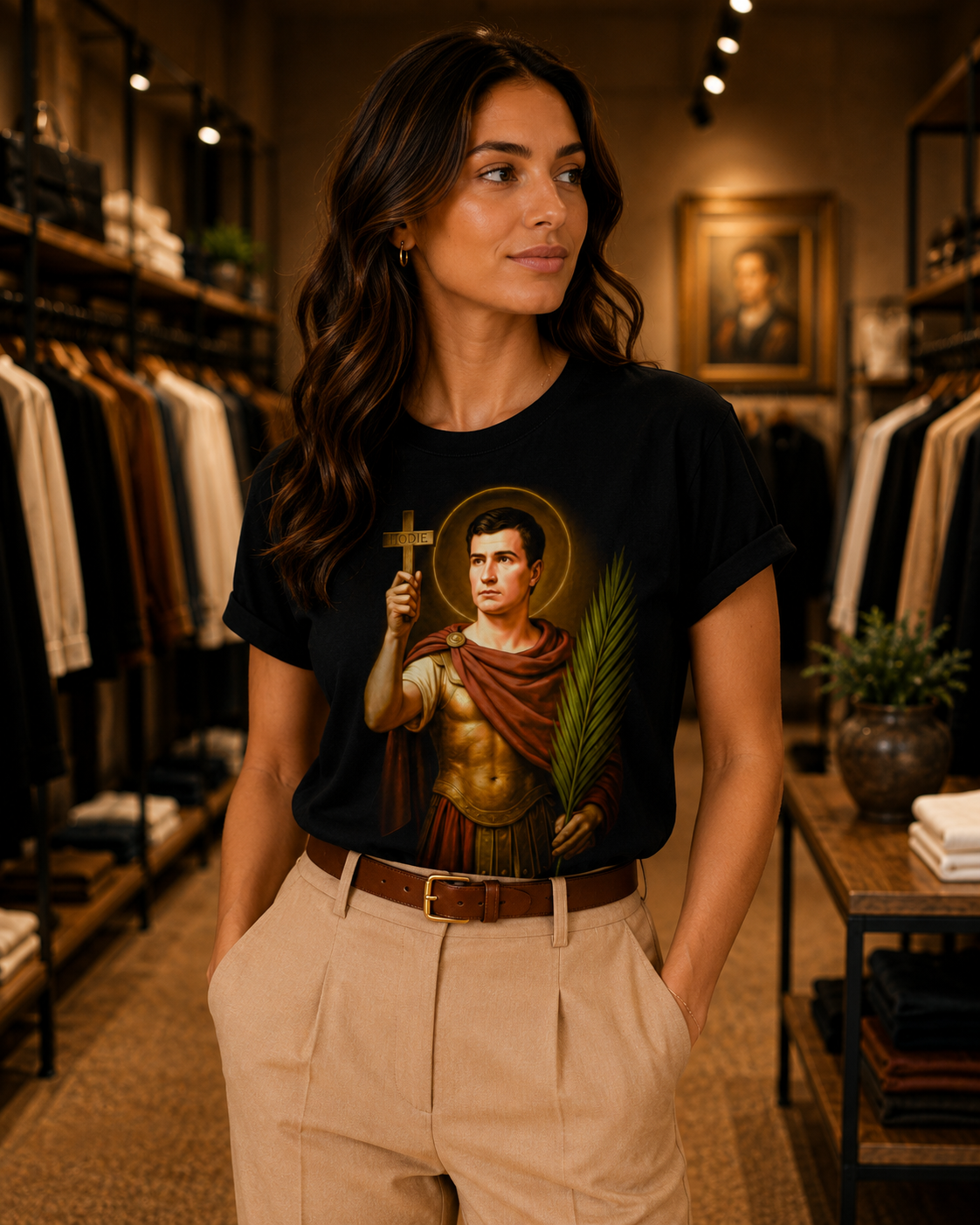 Camiseta Feminina Santo Expedito
