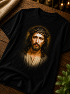 Camiseta Feminina Jesus Coroado De Espinhos