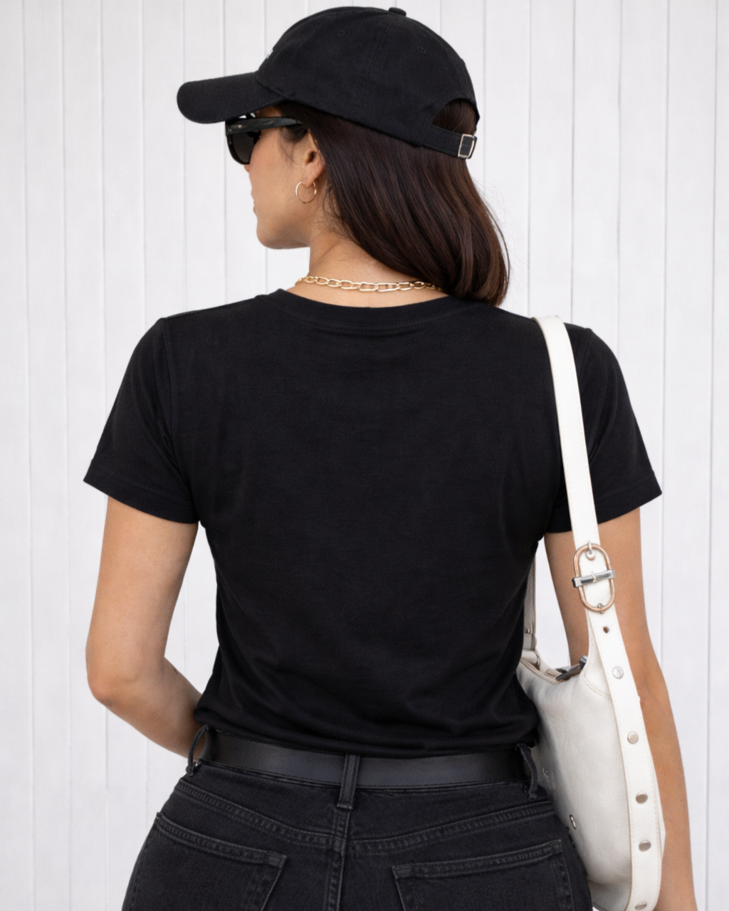 Camiseta Feminina 100% Algodão "Em Mim Batem Dois Corações" Dia Das Mães