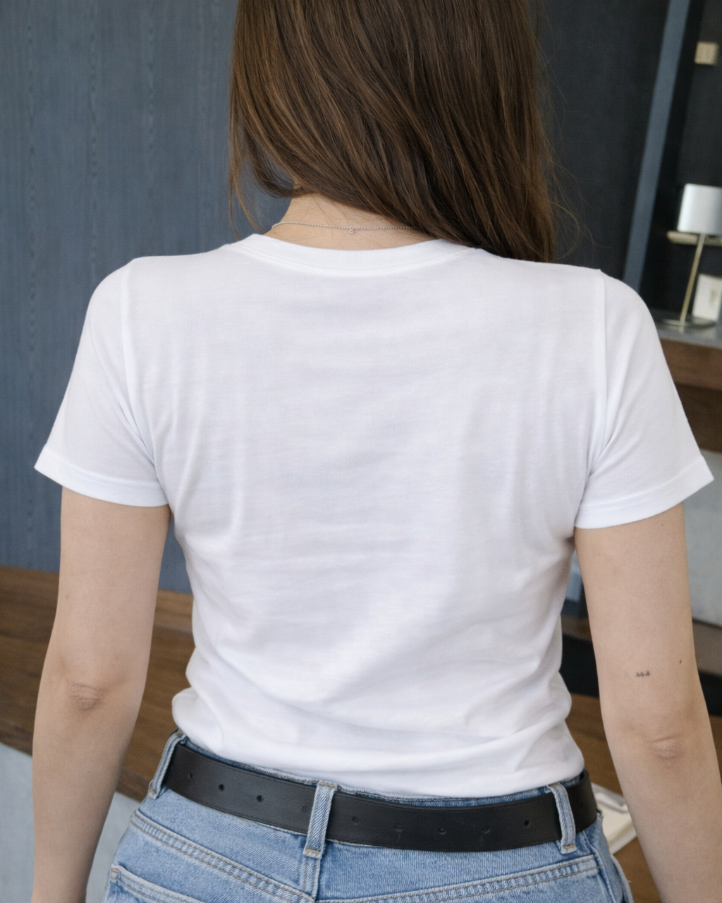 Camiseta Feminina "Mainha Amor Forte E Verdadeiro" 100% Algodão Dia Das Mães