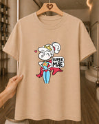 Camiseta Dia Das Mães Feminina "Super Mãe" 100% Algodão