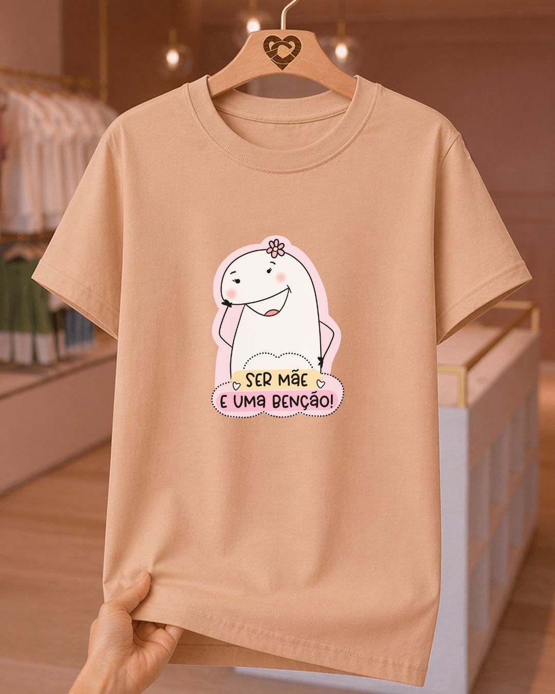 Camiseta Dia Das Mães Feminina "Ser Mãe É Uma" 100% Algodão