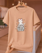 Camiseta Feminina Dia Das Mães "Mãe Super Gata" 100% Algodão