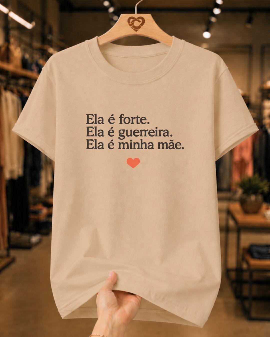 Camiseta Feminina Mãe Forte E Guerreira