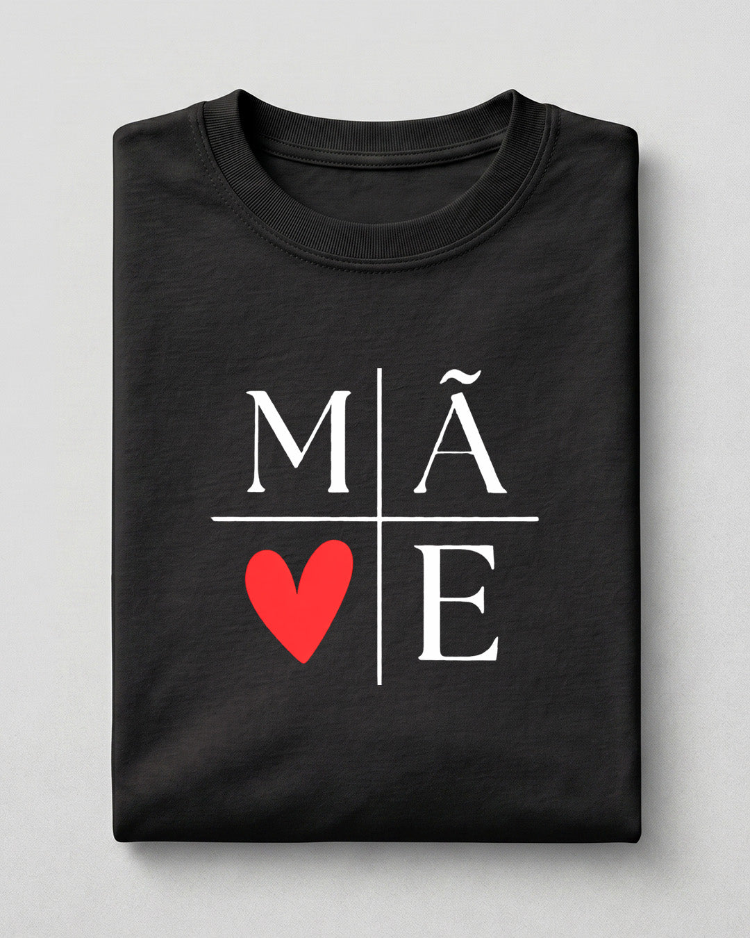 Camiseta Feminina 100% Algodão "Mãe Amor Eterno" Dia Das Mães