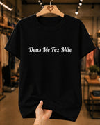 Camiseta Feminina Deus Me Fez Mãe