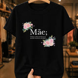 Camiseta Feminina Mãe Onde O Amor Nunca Acaba