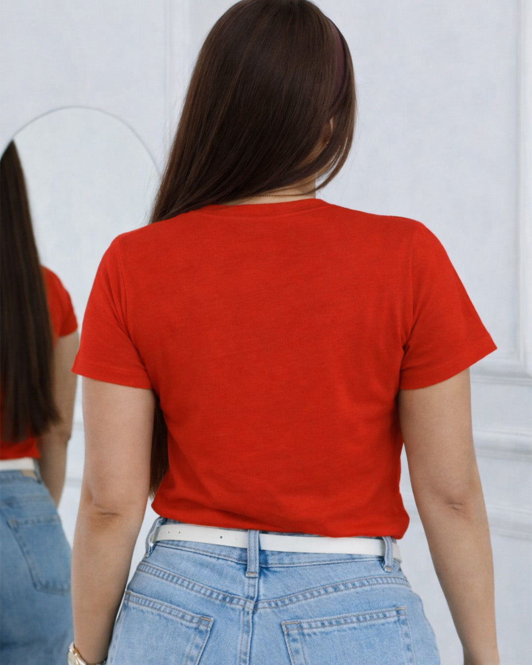 Camiseta Feminina 100% Algodão "Meu 1º Dia Das Mães" Dia Das Mães