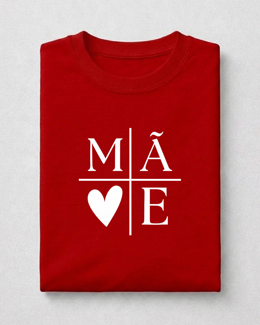 Camiseta Feminina 100% Algodão "Mãe Amor Eterno" Dia Das Mães