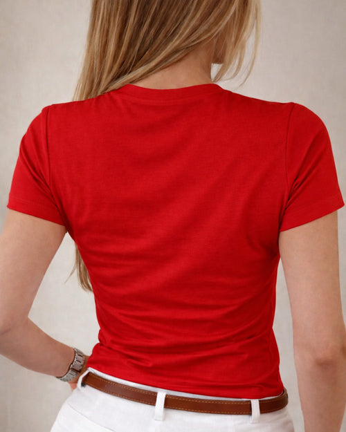 Camiseta 100% Algodão Feminina "Mãe Meu Maior Exemplo" Feliz Dia Das Mães